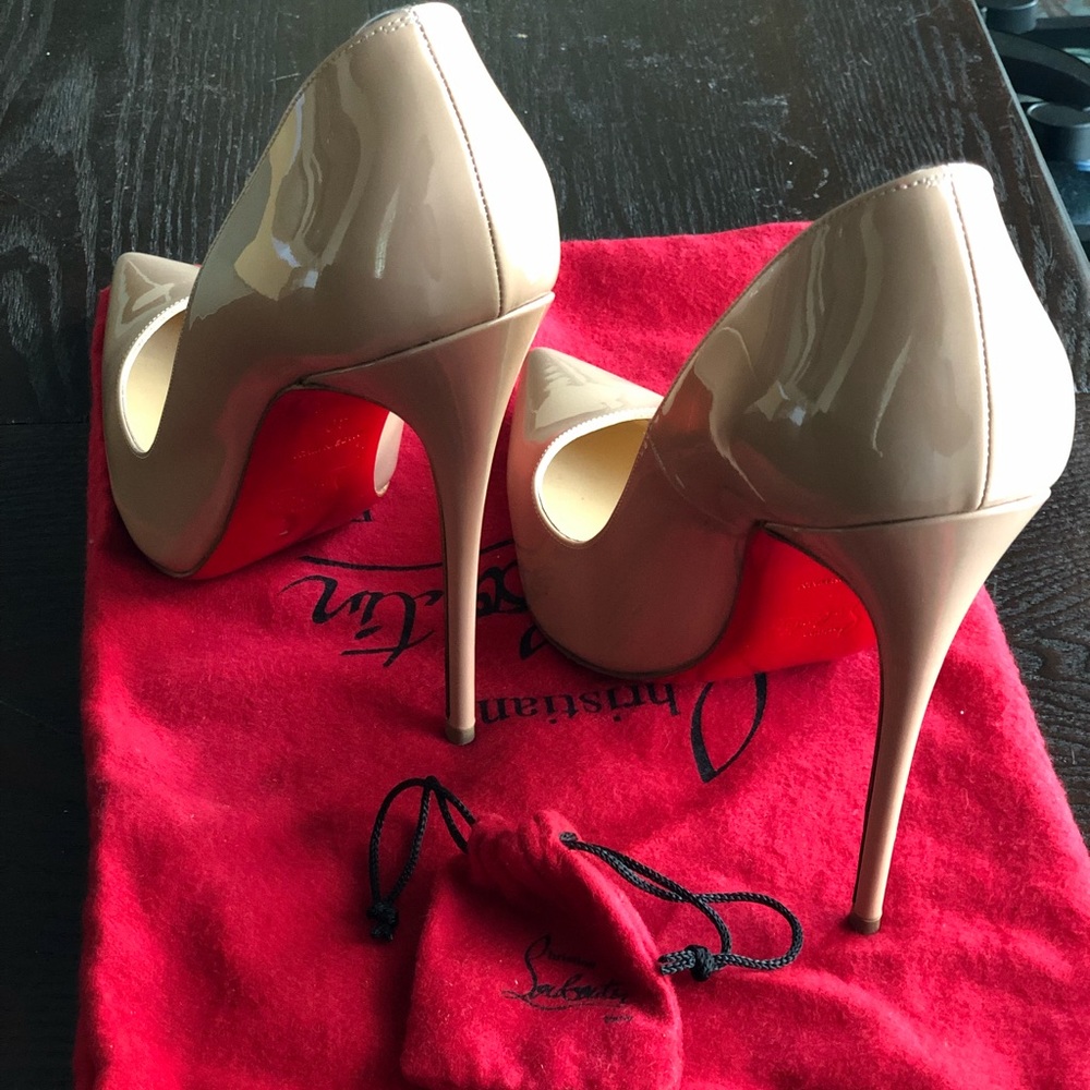 Authentic Christian Louboutin So Kate 120 Patent